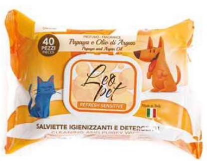 Picture of LEOPET PAPAYA & ARAGON OIL WIPES